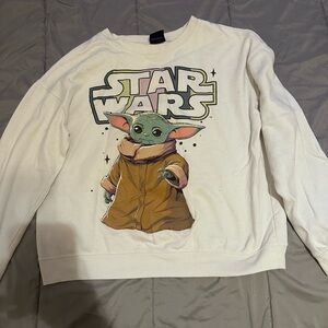Star Wars Cream and Pink Sweatshirt